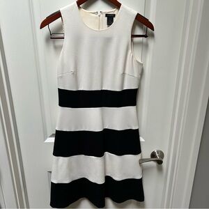 Ann Taylor Black and White Work/Professional Swing/Cocktail Dress